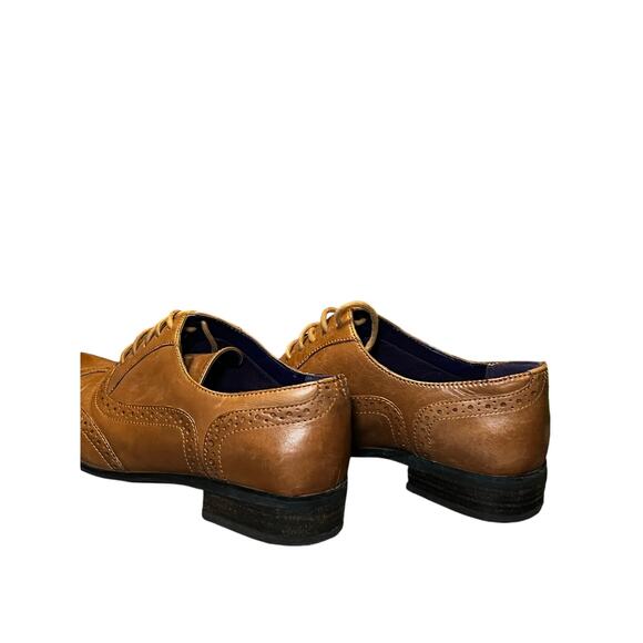 Clarks Brown Leather Oxford Shoes Size 7 - Picture 9 of 11